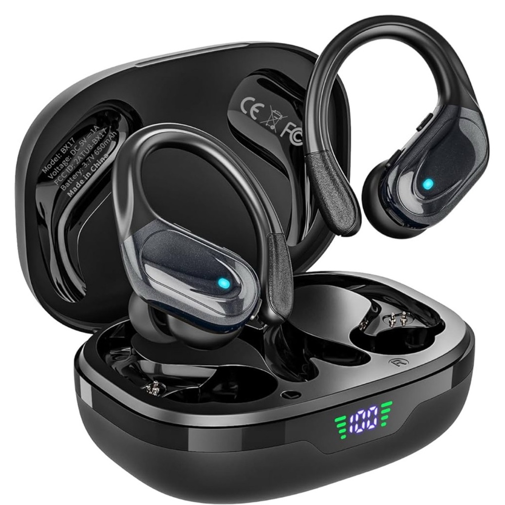 Wireless Black Earbuds with Charging Case - Never been Opened